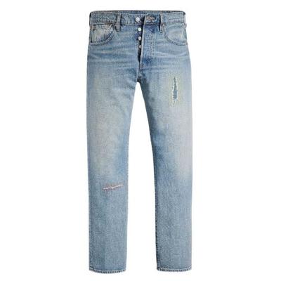 Mens Distressed Mid Rise Straight Leg Jeans