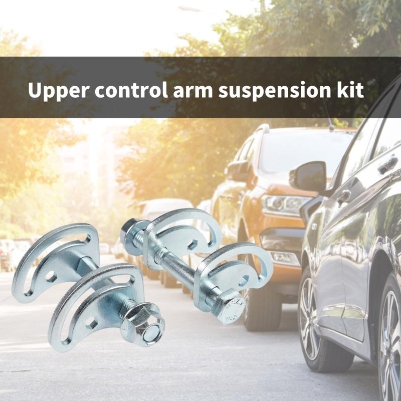4pcs Upper Control Arm Suspension Set Aluminum Alignment Caster Cambers Set Enhancing Vehicle Stability for Vehicles