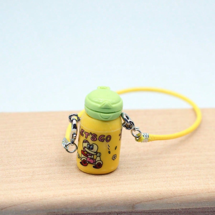 5pcs Accessories Clothes Miniature Things Doll Random Mini Cute Water Cup Shaped Bottle, Dollhouse Model Decoration Miniature Model Accessories