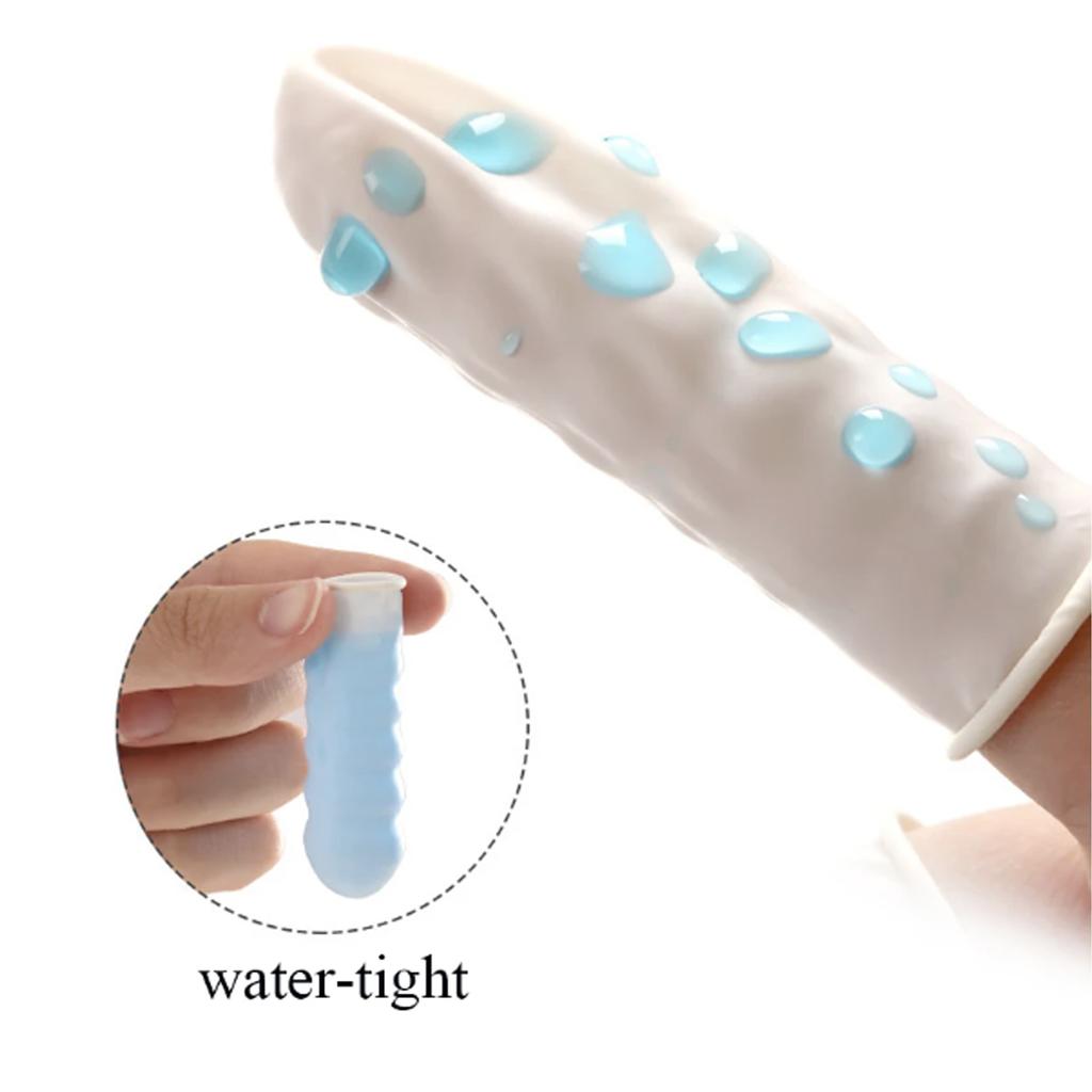 Disposable Finger Sleeves Clitoris Stimulate Penis Sleeve G Point Massage Reusable Condom Sex Toys For Woman Men Gay