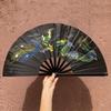 Plastic Bone Dance Performance Fan 34cm Hand Folding Stage Fan  Wedding Party Decor