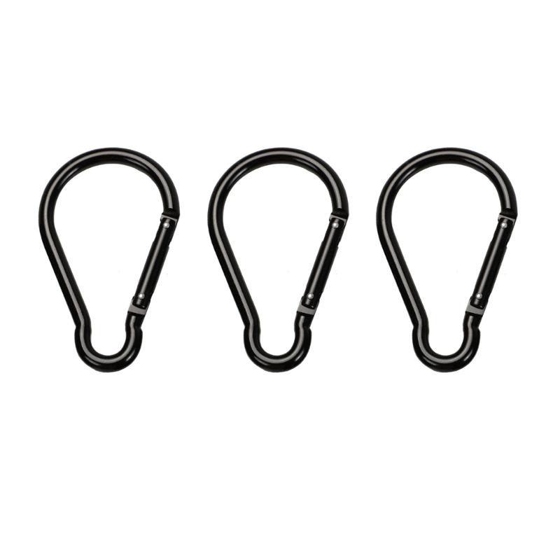 Carabiner Hook Hiking Metal Clip Spring Snap Lock Aluminum Alloys Carabiner Keychain Hook Clip Spring Link Carabiner 1