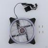 four pin 12V DC 120mm LED Computer cooler Fan with Cushions for Cases Cooling