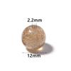20pcs/lot 12mm Gypsophila Resin Beads Colorful Glitter Beads Round Loose Spacer Beads For Jewelry Making DIY Necklace Bracelet