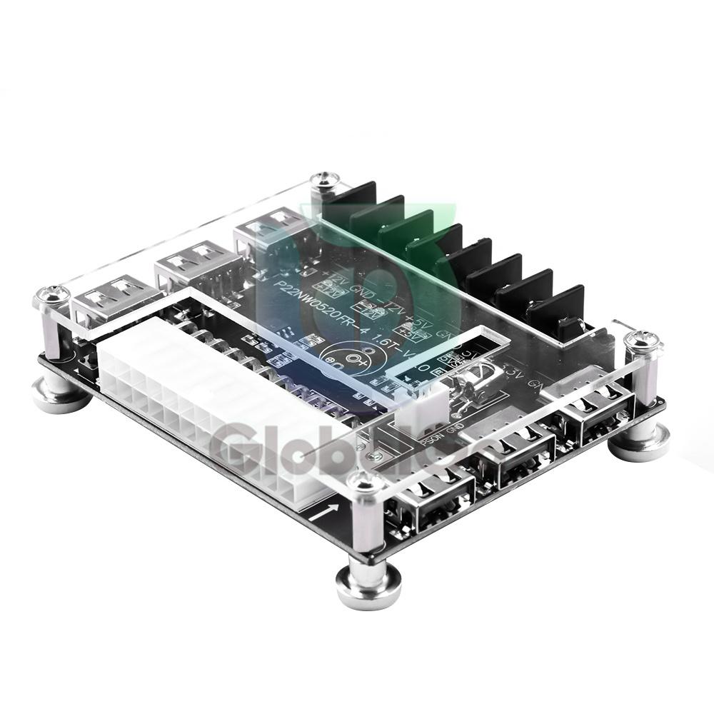 20/24 Pins ATX Power Supply Breakout Board Module Adapter Connector Support +12V/-12v/+5V/5VSB/+3.3V With Infrared Function