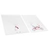 2Set Cartoon Pattern Fingerprint Painting DIY Signature Guest Book Wedding Birthday Party Decor