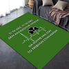 2026 NEUER Panathinaikos Fußball Teppich für Wohnzimmer Schlafzimmer Zuhause Sofa Dekoration, Kinder Spiel rutschfeste Bodenmatte