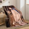 Gothic Girl Floral Blanket bedroom Blanket for Livingroom Couch lunch break Soft throw for Friend's festival Gift