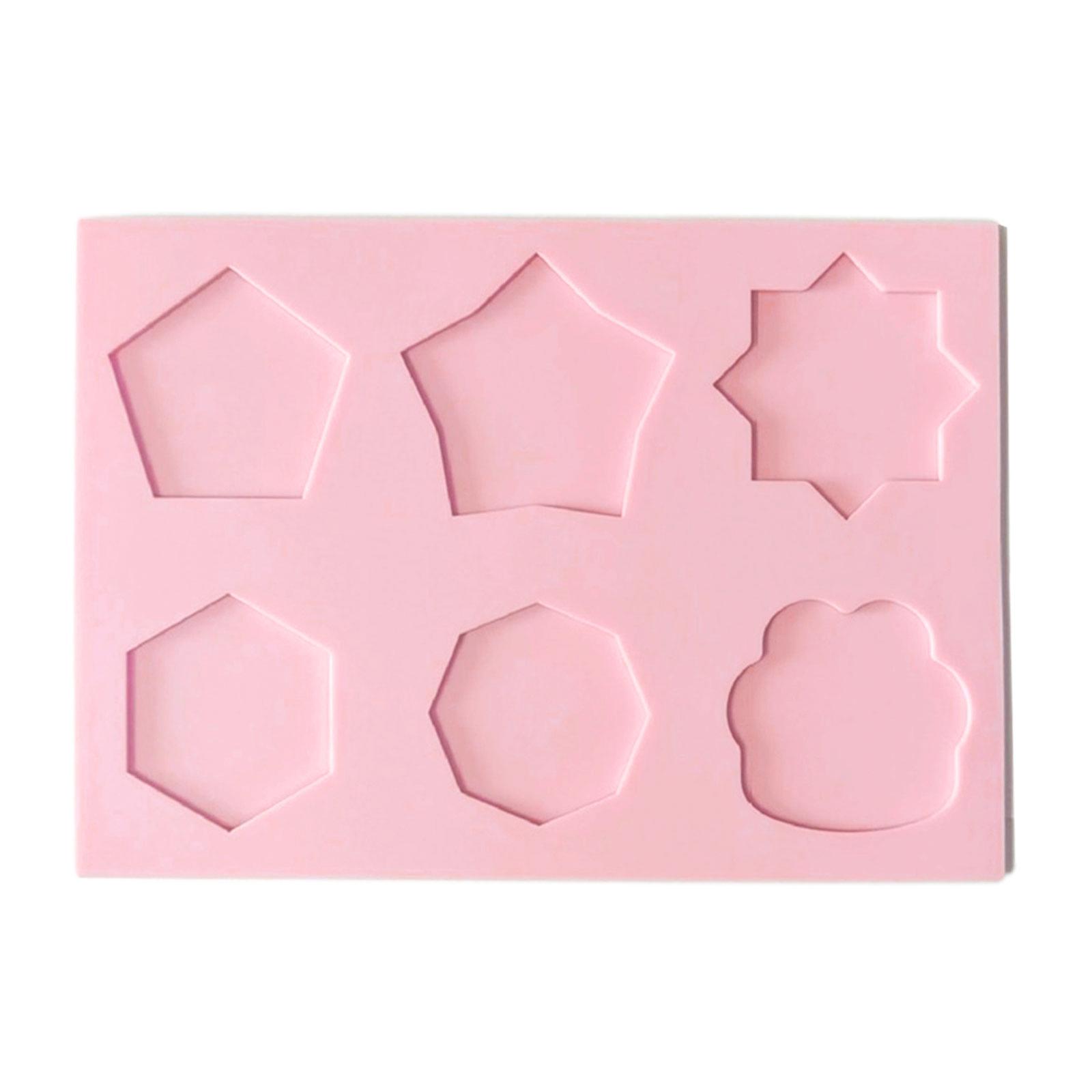 

6-в-1 Силиконовая форма для изготовления восковой печати Силиконовый коврик для восковой печати с антипригарным покрытием Легко извлекается из формы D