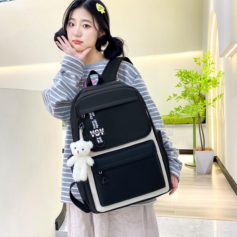 Vierteiliger Schulrucksack für Damen