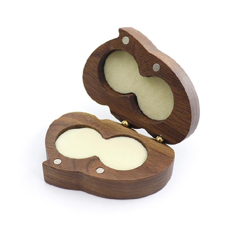 Proposal Rustic Ring Box Ring Heart Storage Box Engagement Gift Wooden Ring Box