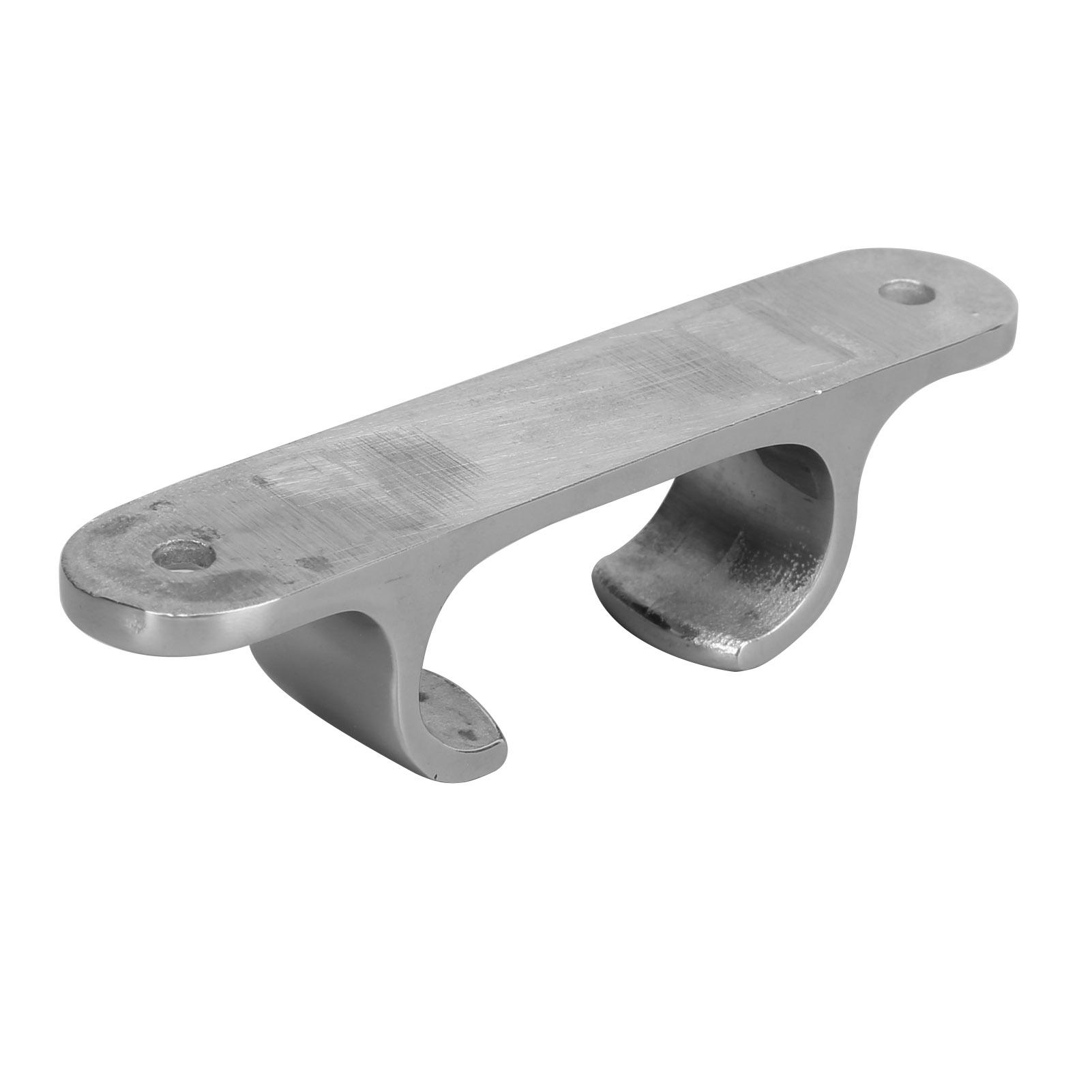 

100mm Mooring Cleat Stainless Steel 316 for Ship Yacht Horn Cable Marine Hardware Assembly