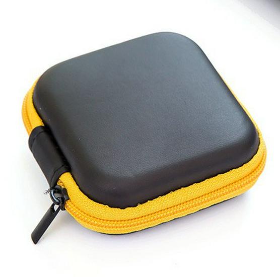 Durable EVA Zipper Data Cable & Earphone Storage Bag