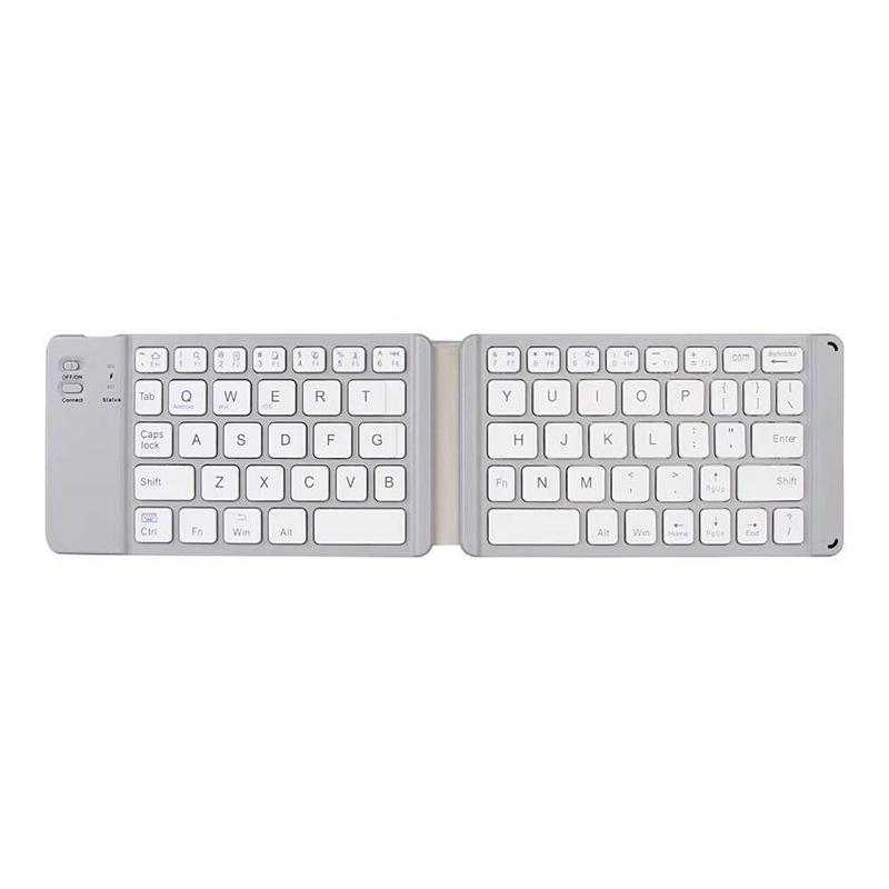 Wireless Two-Fold Bluetooth Keyboard for iPad, Android, and Windows Systems