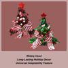 Bow Christmas Hat Fun Multi-Functional Home Decor With Bow Christmas Tree Top Ornaments Christmas Style Hat For Bedroom Desk