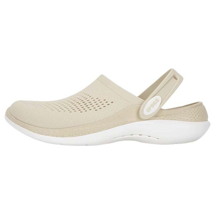 Crocs Simple Comfortable Beach Sandals Unisex Sandals Off-White 206708-2Y2 41-42