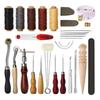 Leather Crafting Tool Set: DIY Handmade Goods, Diamond Chisels, and Hand Punches