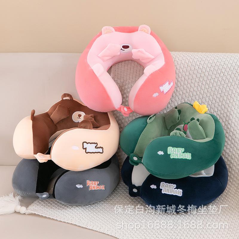 

Travel Neck Pillow Adult Cervical Spine Plane U Pillow Neck Student Portable Pillow 34*32*13cm