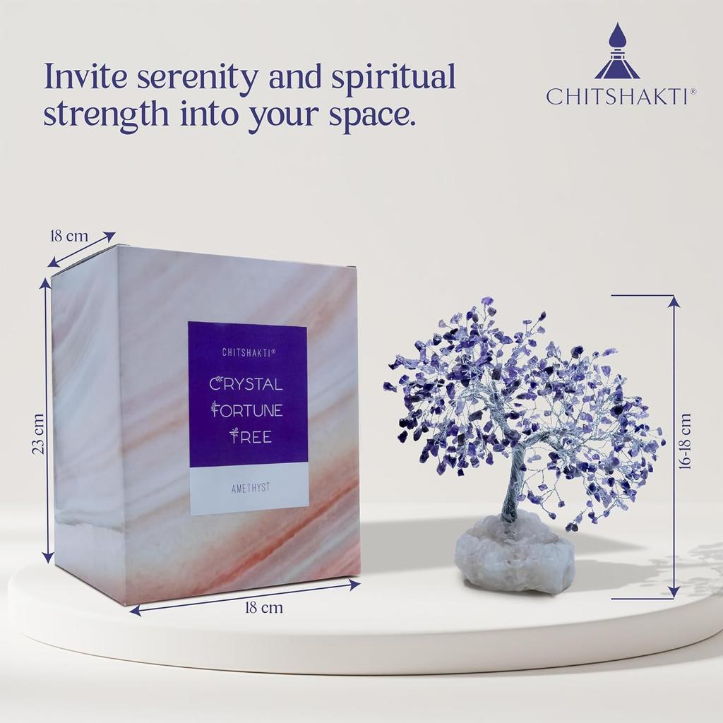 Kristallbaum, 500 Perlen, Geschenke zur Heilung, Positive Energie - Amethyst