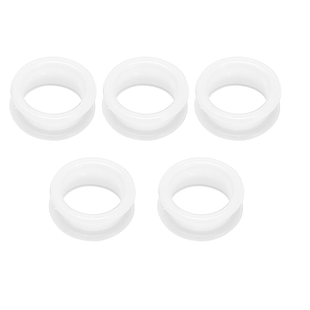 A84X-100Pcs Silicone Finger Rings For Any Scissors Inserts Haircutting Styling Tools Accessories Mix Colors