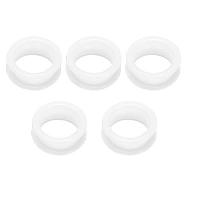 A84X-100Pcs Silicone Finger Rings For Any Scissors Inserts Haircutting Styling Tools Accessories Mix Colors
