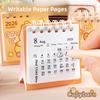 Portable 2026 Desk Calendar Capybara/Panda Schedule Planner Daily Planner  Office School Supplies