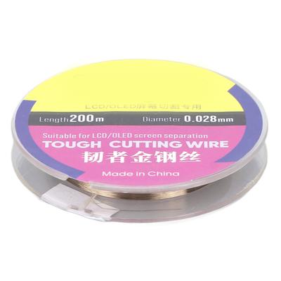 200M Phone LCD Screen Cutting Line High Hardness Steel Phone LCD Screen Separating Wire