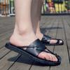 Fashion Fashionable Men Flip-flops Sandals Men One-foot Lightweight and Anti-slip Business Couple Sandals Beach Sandals Sizes 38-44