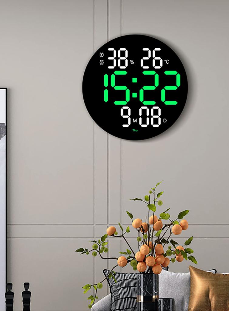 Danmukeji LED Digital Popular Wall Wall Large Fashion Color Easy to Adjustable Light Same Screen USB Memory Remote Living Japanese Instruction Manual