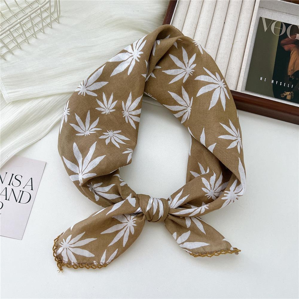 68*68cm Square Scarf Headband Accessories Handkerchief Neckerchief Hairscarf Hairscarf Bandanas