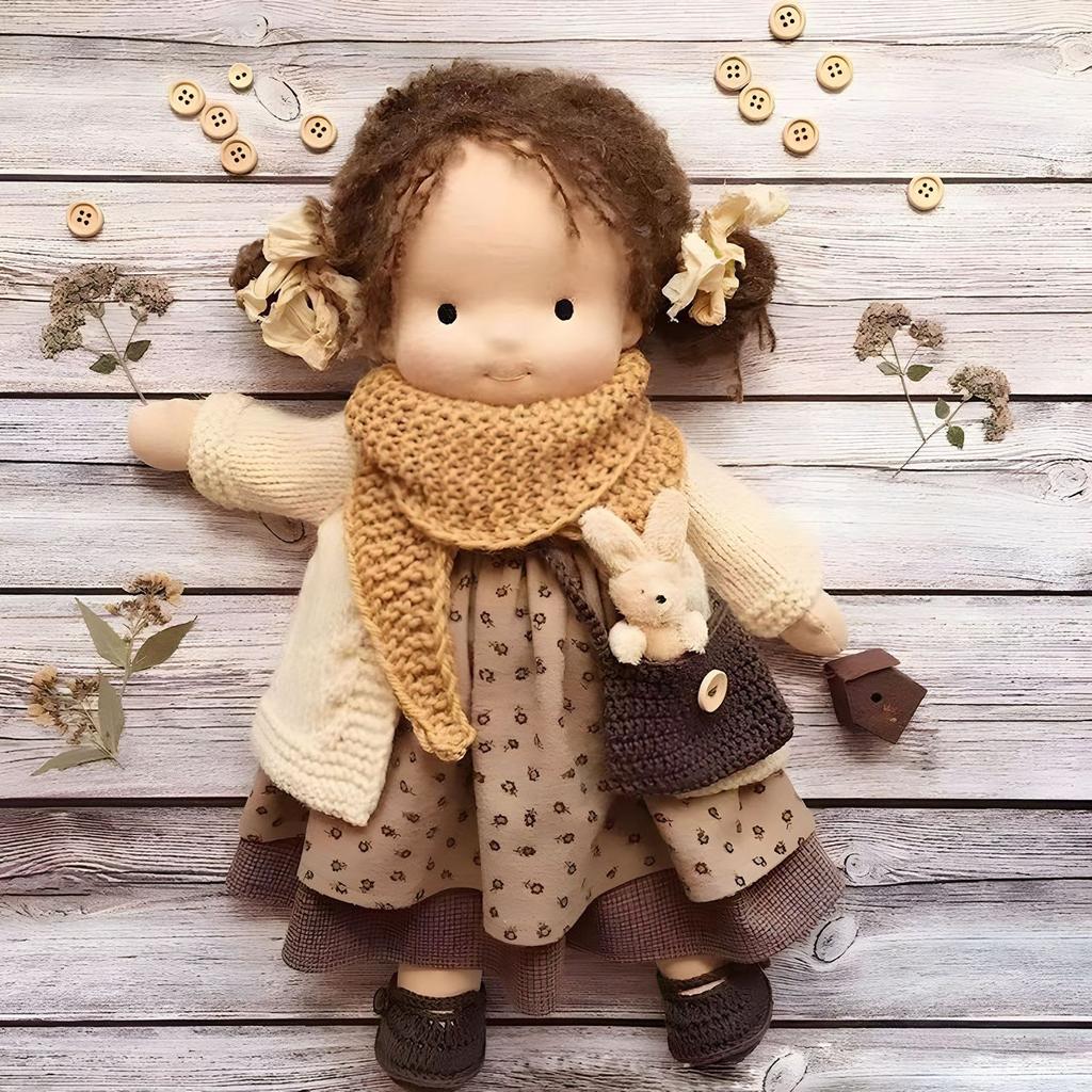 Soft Doll Toy , Baby Rag Doll, Suitable For Girls Birthday Gift, Christmas Plush Toy Gift