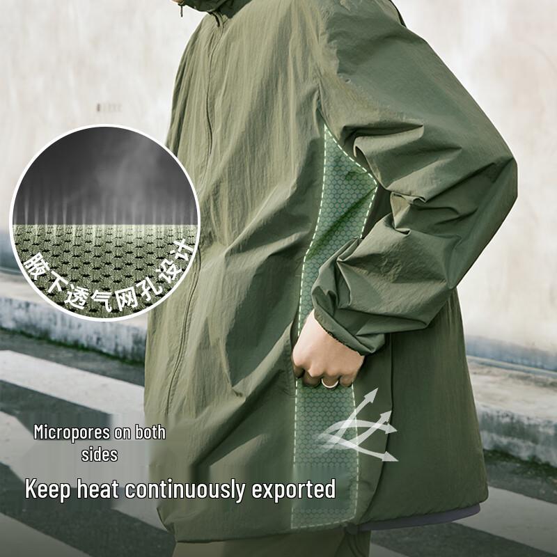 Warrior Men's Hooded UV Protection Outdoor Sun Jacket