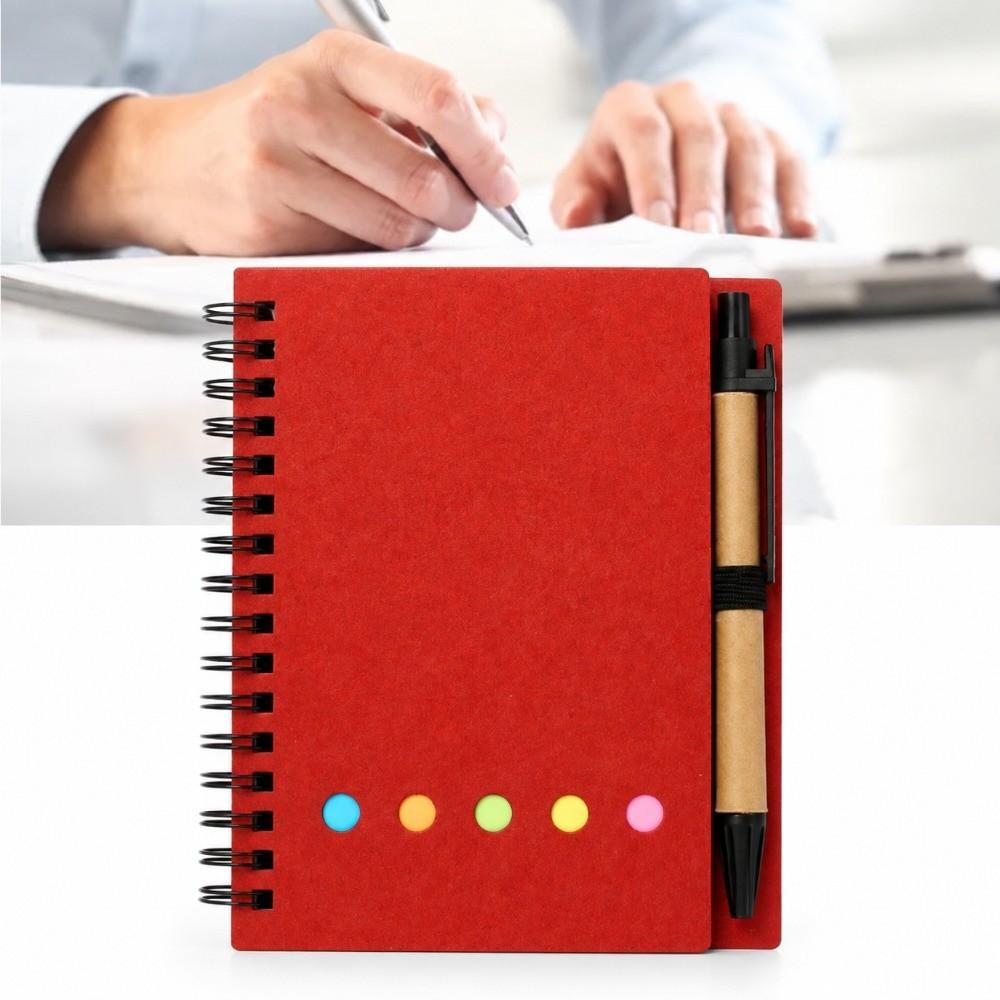 Kraft Paper Spiral Notebook Tearable Tearable Notepad Kraft Paper Notebook Business Meeting