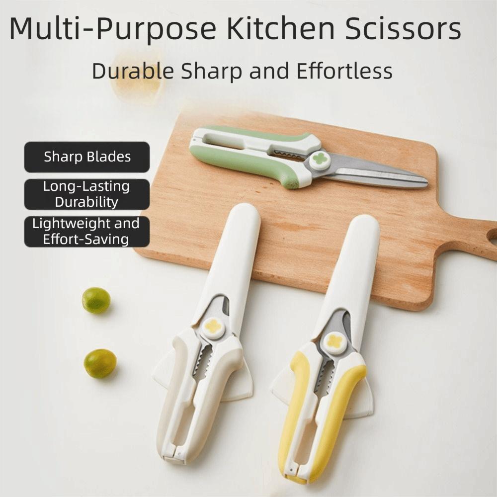 with Magnetic Cover Food Shears Stainless Steel Utility Scissors Kitchen Scissors Poultry