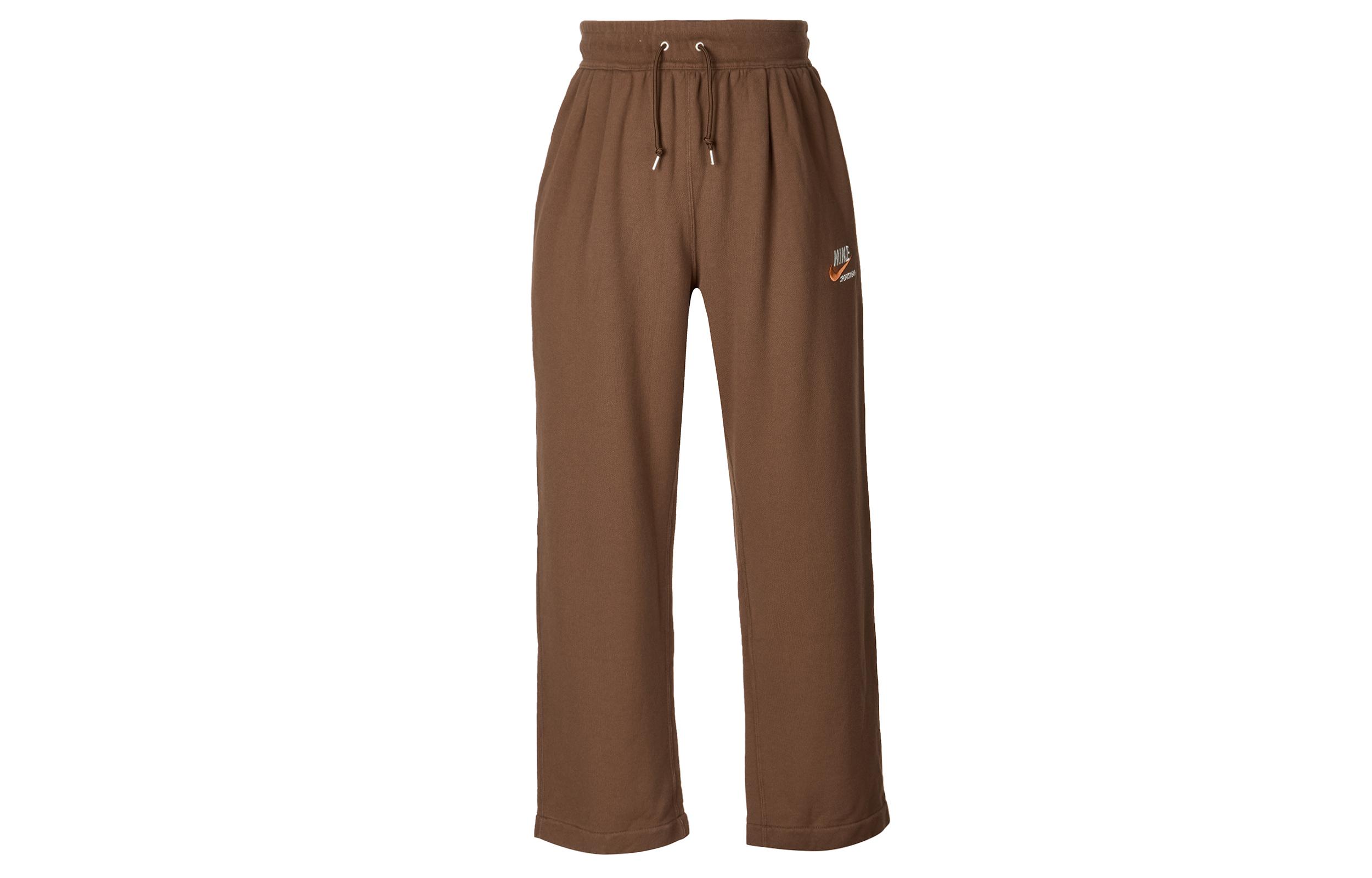 

Nike Sports Life Collection Knitted Sweatpants Men s Brown DX8186-259 XL