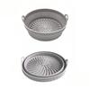Reusable Silicone Fryer - Round Foldable Baking Liner for Fryer and Oven