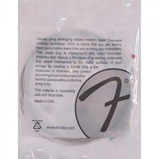 Fender Acoustic Guitar Strings Bronze Acoustic Ball 70CL 80/20 Strings, End, .011-.052