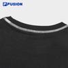 FILA FUSION Women's Contrast Stitch Long Sleeve Knit Top