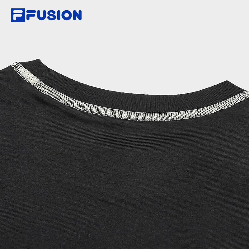 FILA FUSION Women's Contrast Stitch Long Sleeve Knit Top