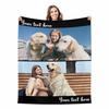 Ik Hou Van Jou Gepersonaliseerd Plaid Met Woorden Collage Op Maat Gemaakte Plaids Verjaardag Souvenir Cadeaus Gepersonaliseerd Plaid