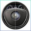 52MM AMG Affalterbach Tree Steering Wheel Emblem Sticker Glossy Resin Decor Decal Fit Mercedes Benz Sedan SUV Sports Car
