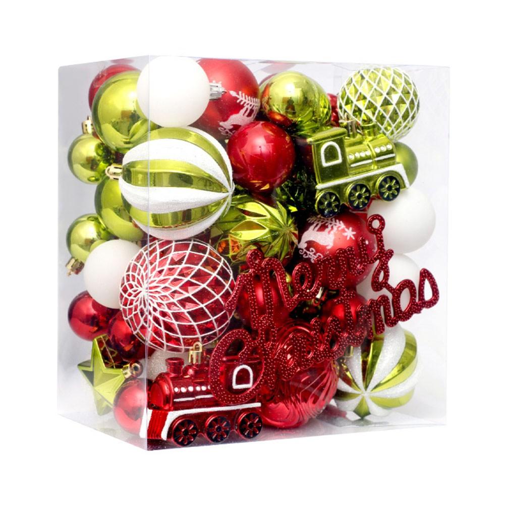 

Xmas Ball Christmas Tree Ball 65pcs/set Gold Blue Red White красный