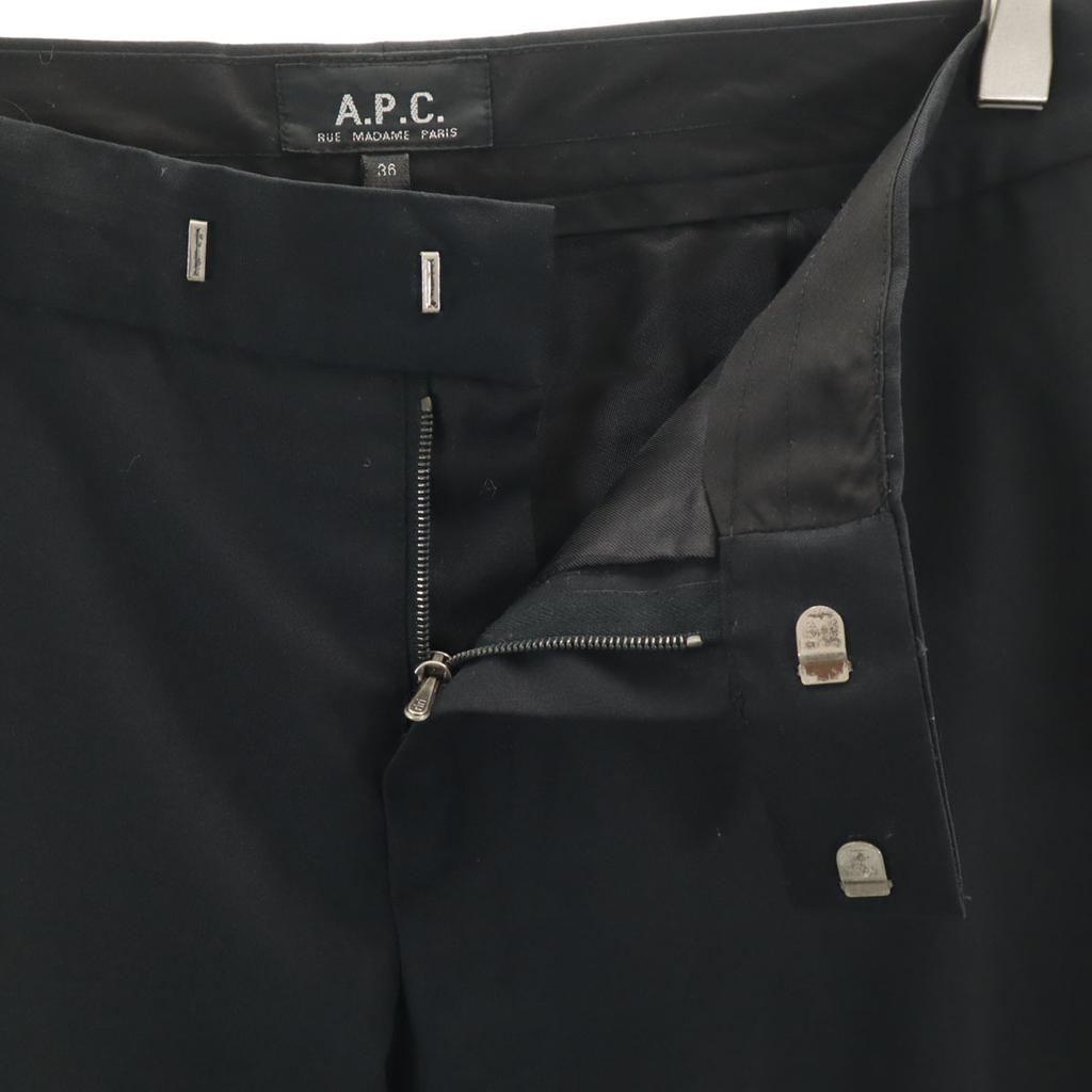 A.P.C. Broek 36 zwart Dames Gebruikt