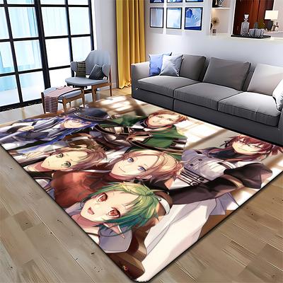 Anime İşsiz Reenkarnasyon Halı Mutfak MatGiriş Paspas Yatak Odası Zemin Dekorasyon Oturma Odası Banyo kaymaz halı mat