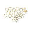 Needle Clip Knitting Accessories Hexagon Bee Crochet Locking Needle Clip Locking Stitch Markers