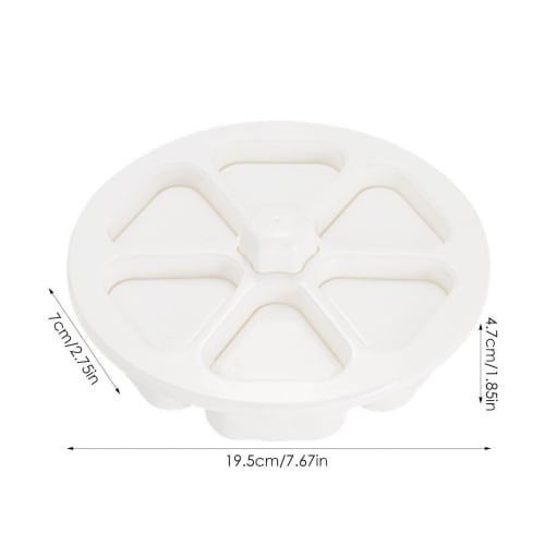 Onigiri Mold, Triangular Sushi Mold, 6-piece Onigiri Maker, Large Onigiri Mold, Large Onigiri Maker, Polypropylene Onigiri Maker with 6 Holes, Triangu