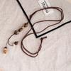 Literary And Retro Wood Bead Tassel High-End Long Necklace Sweater Chain Men'S And Women'S Linden Pendant
