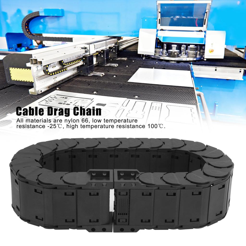 Cable Drag Chain Full Enclosed Low Noise Series   Towlines Removable Assembly