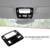Black Reading Light Lamp Panel Decor Cover Trim Bezels For Chevy Camaro 2010-15