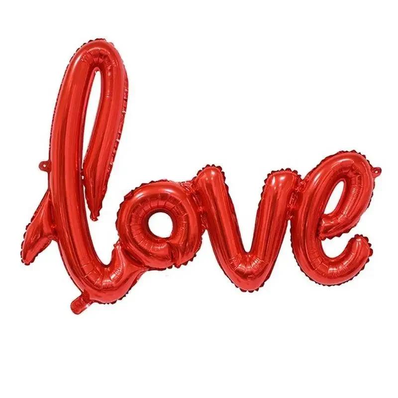 43 Inch Letter LOVE Foil Balloon Anniversary Wedding Valentines Birthday Party Decoration Letters Foil Balloons